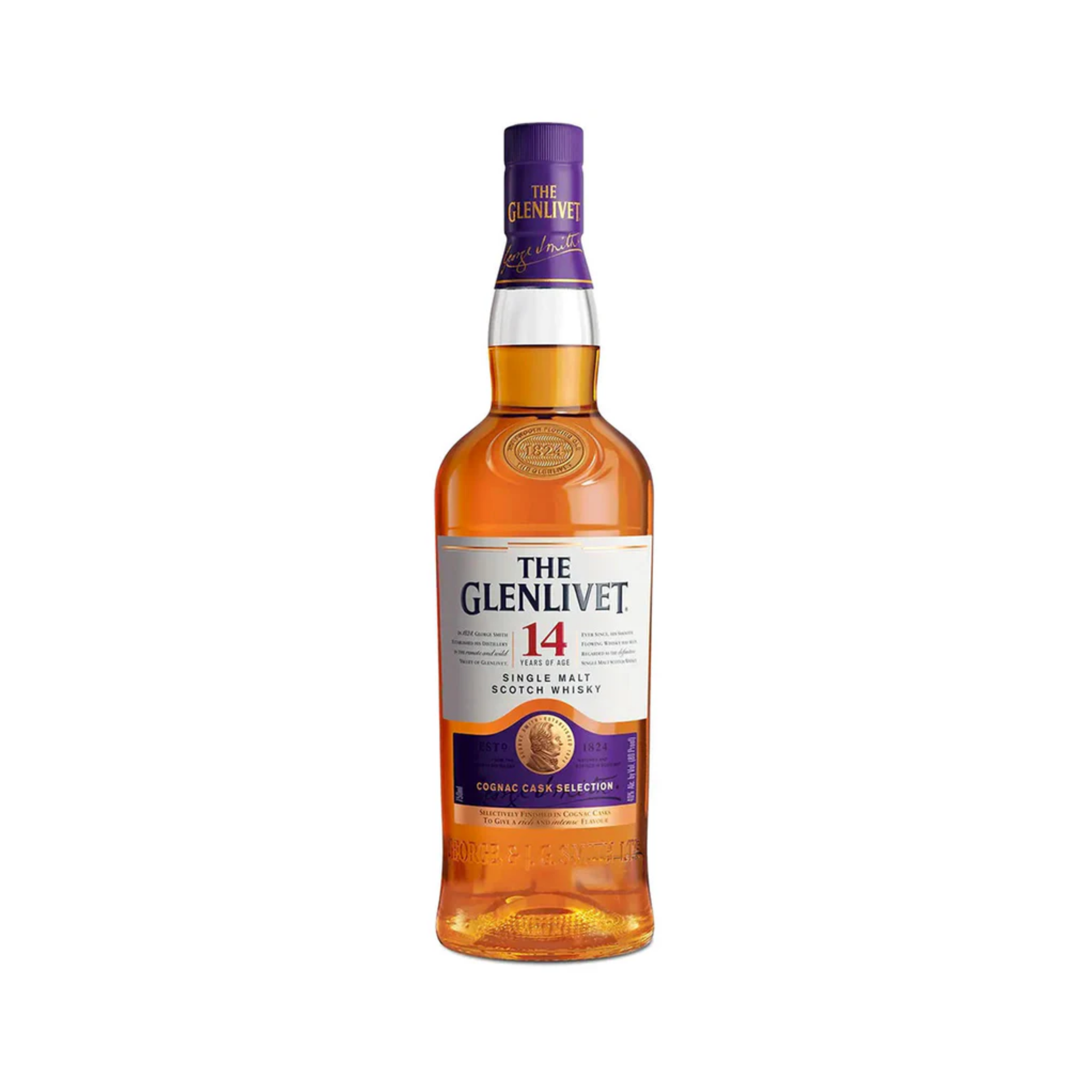 The Glenlivet 14 Year Cognac Cask Selection Single Malt Scotch 