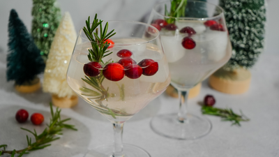 White Cranberry Ornamentini Cocktail Recipe