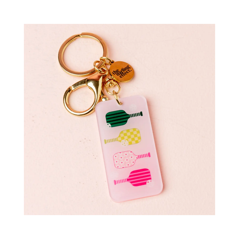 Acrylic Key Chain - Pickleball Paddles