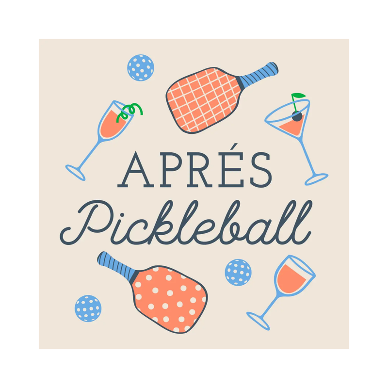 "Apres Pickleball" Cocktail Napkins