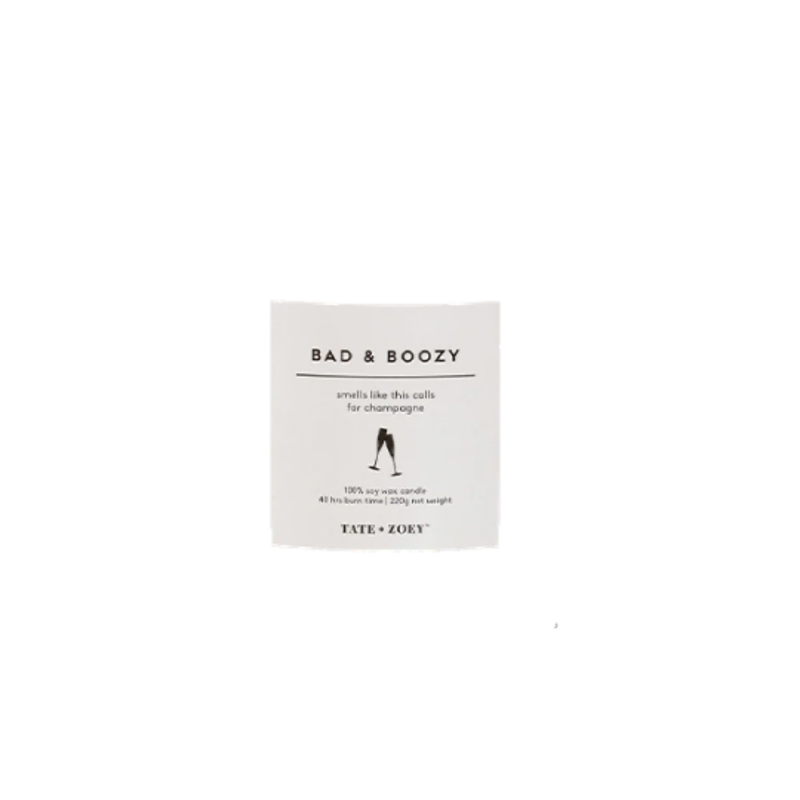 "Bad & Boozy" Scented Soy Candle