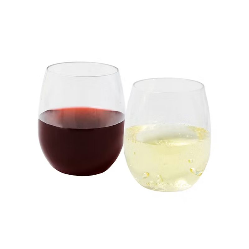 Blueoco Stemless Wine Glasses (12oz)