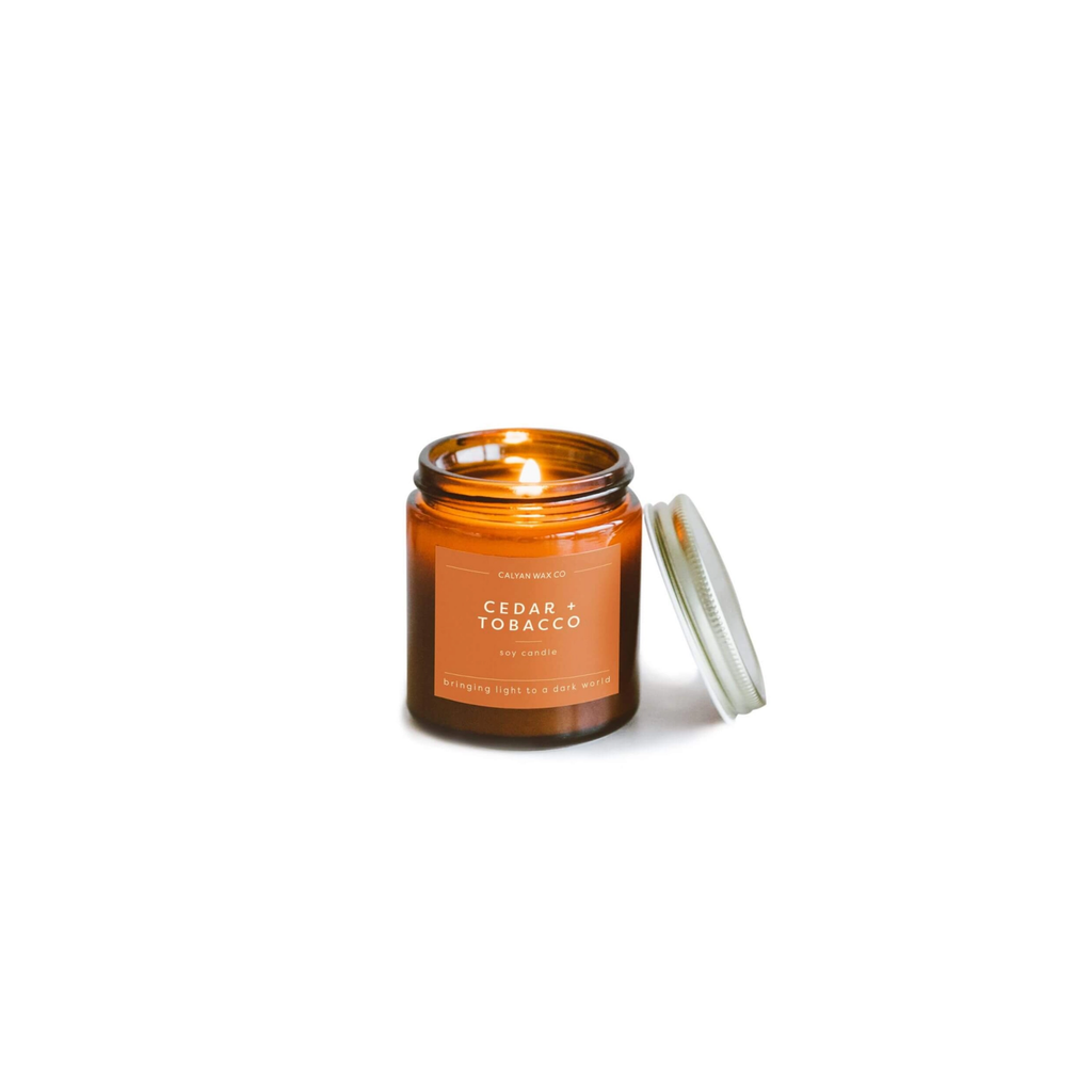 the collection tobacco cedar candle No. 03 + providing for a look bold enough to match the candle within Cedar & Tobacco Soy Candle