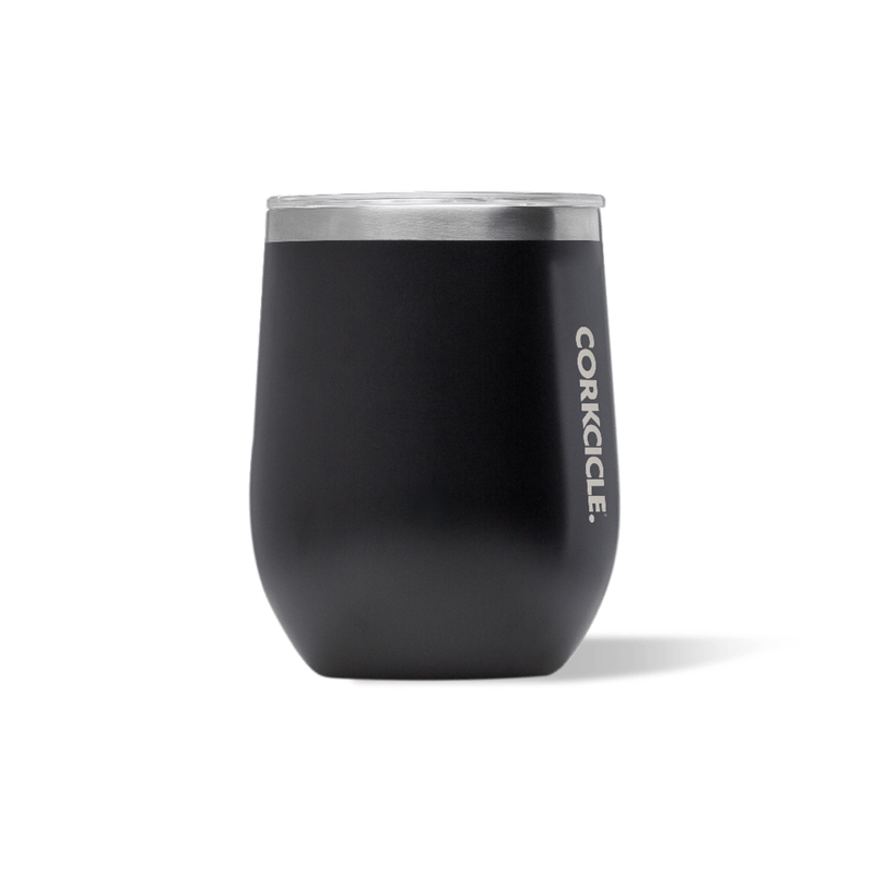 Corkcicle Stemless Matte Black Tumbler