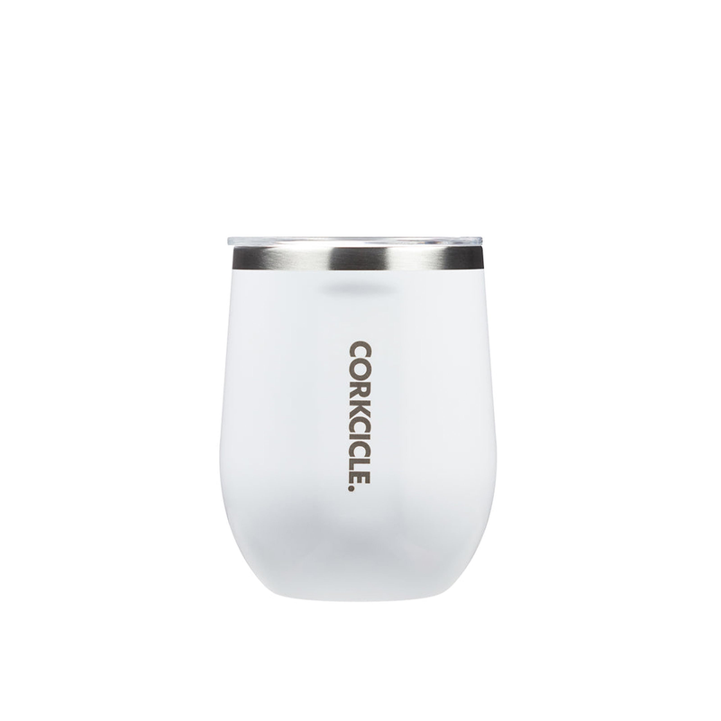 Corkcicle Stemless White Tumbler