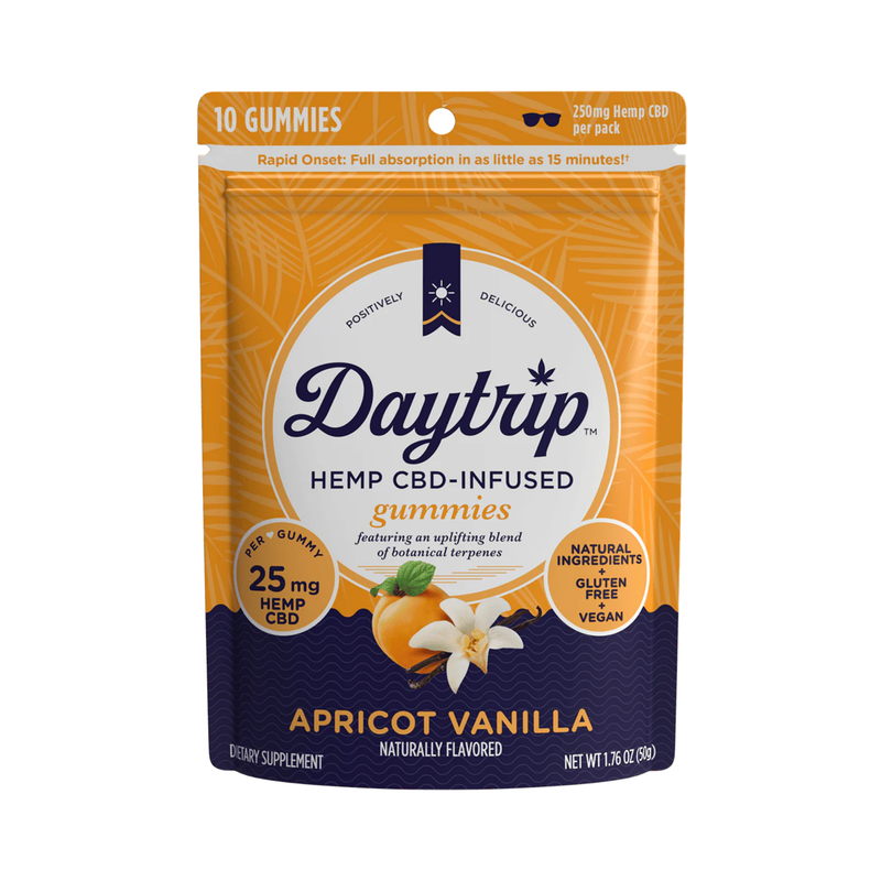 Daytrip Apricot Vanilla CBD Infused Gummies