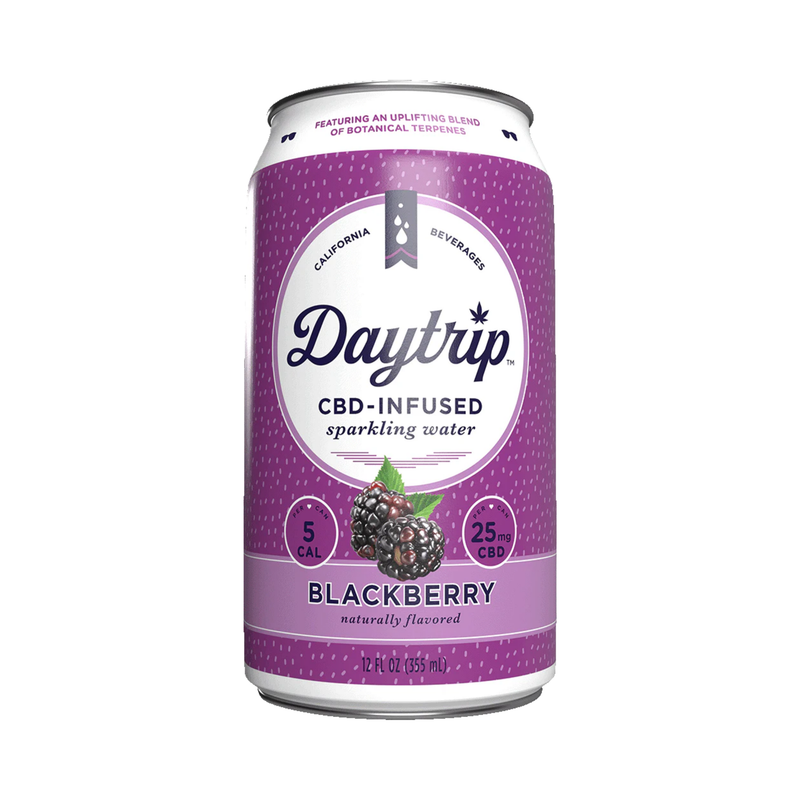 Daytrip CBD Infused Blackberry Sparkling Water
