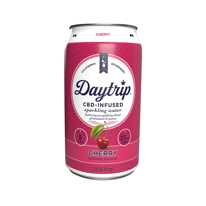 Daytrip CBD Infused Cherry Sparkling Water