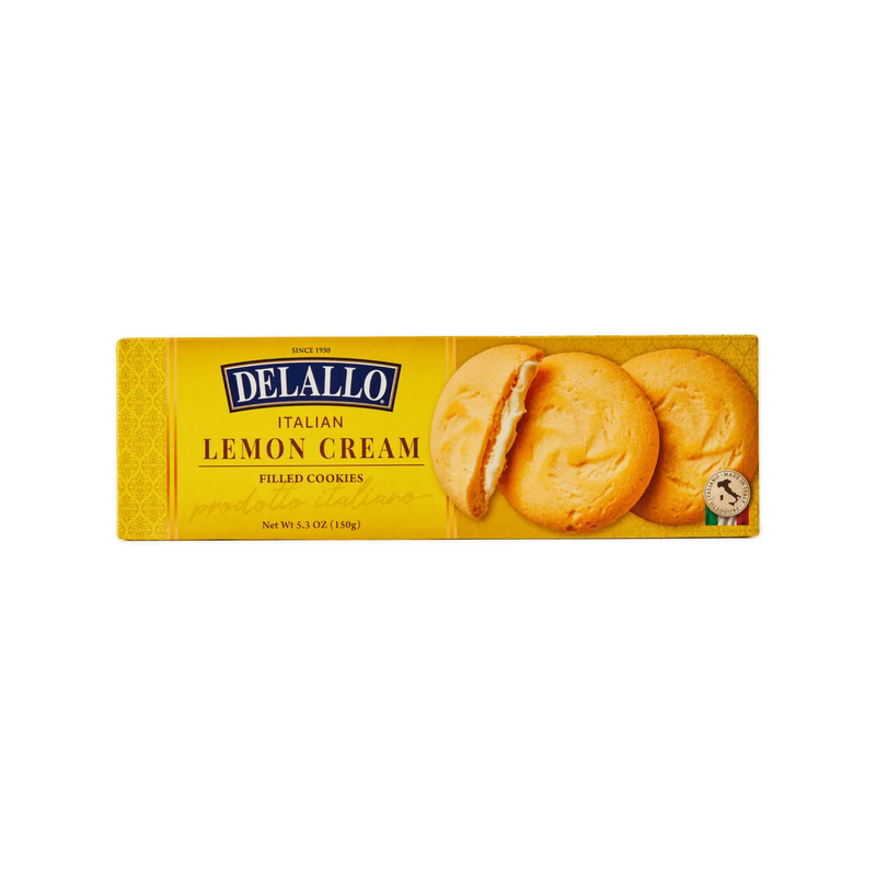 DeLallo Italian Lemon Cream Filled Cookies