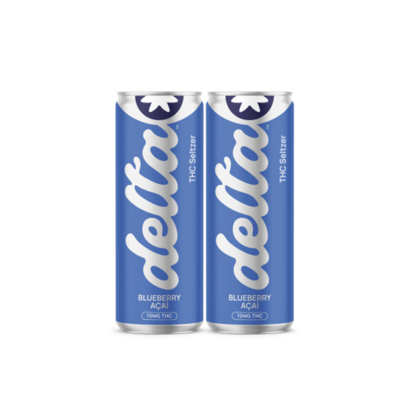 DELTA 10mg THC Blueberry Acai Seltzer