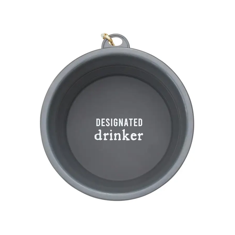 "Designated Drinker" Large Collapsible Bowl