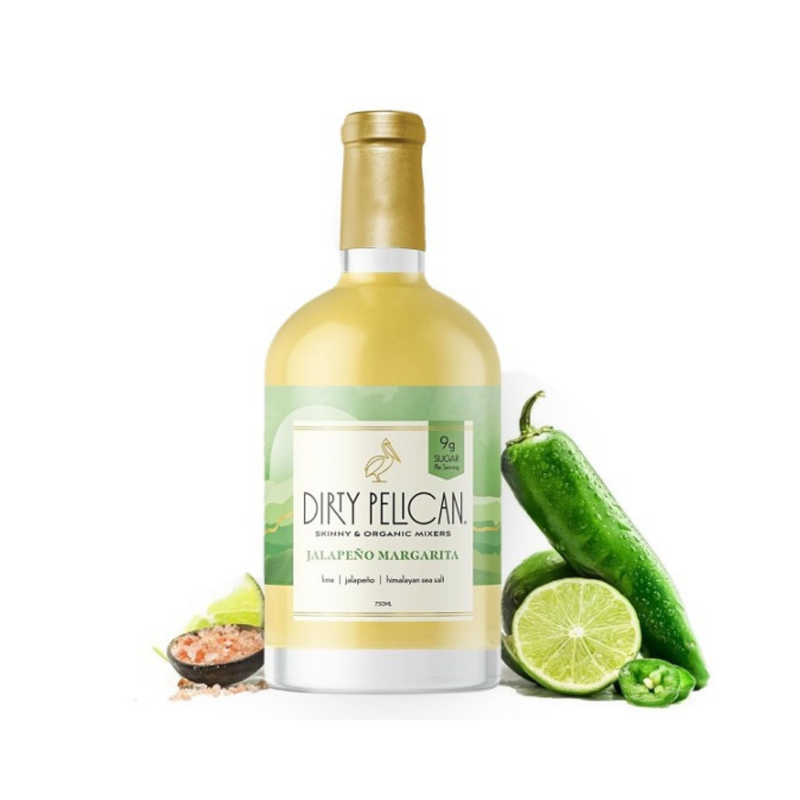 Dirty Pelican Jalapeño Margarita Mocktail (Non-Alcoholic)