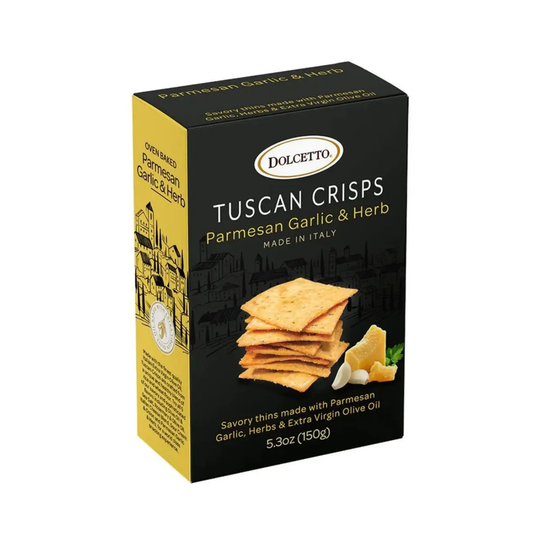 Dolcetto Parmesan Garlic & Herb Tuscan Crisps