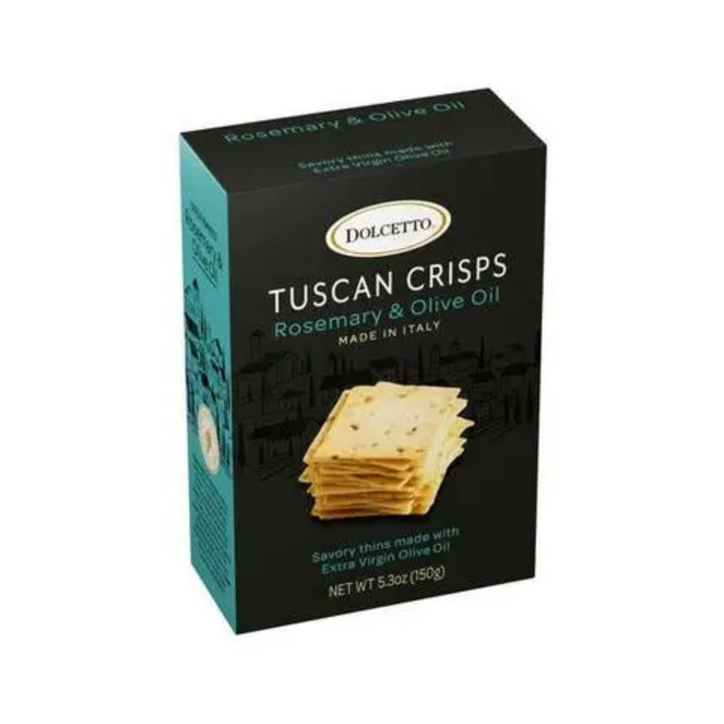 Dolcetto Rosemary & Olive Oil Tuscan Crisps