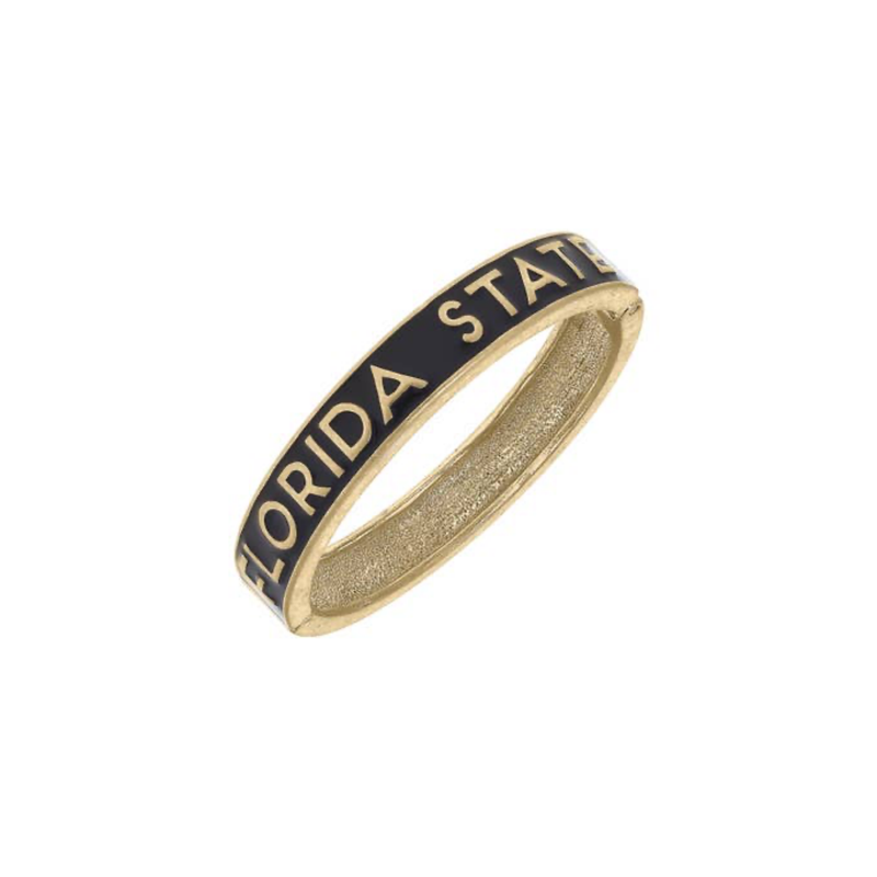 FSU Enamel Hinge Bangle