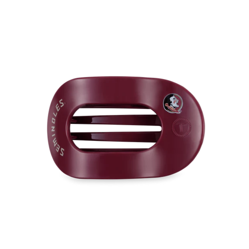 FSU "Go Noles!" Flat Round Hair Clip