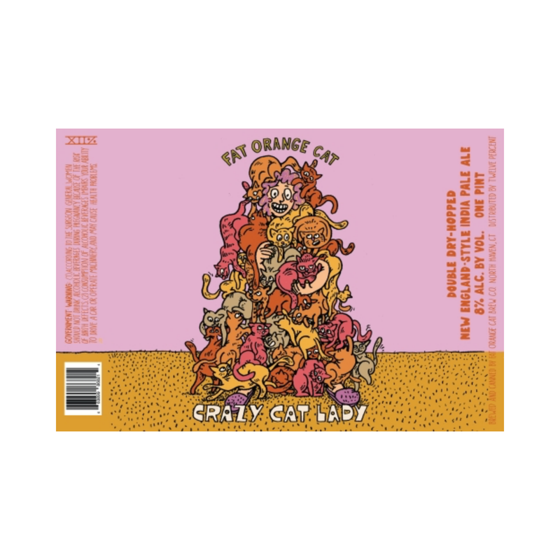 Fat Orange Cat Crazy Cat Lady IPA