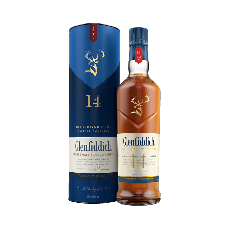 Glenfiddich 14 Year Bourbon Barrel Reserve Single Malt Scotch