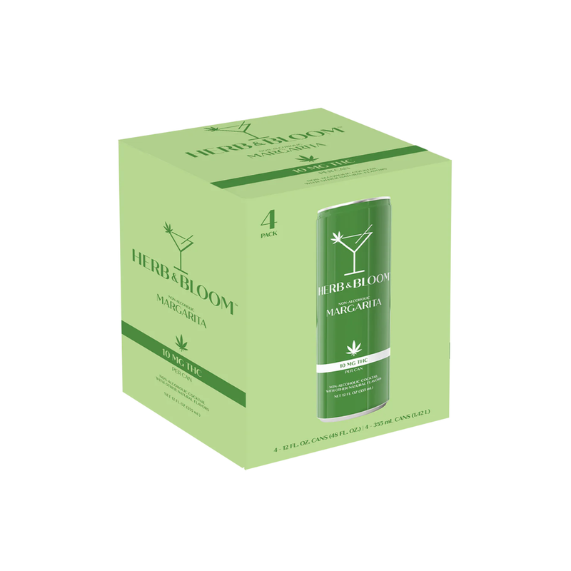 Herb & Bloom 10mg THC Infused Margarita Cocktail