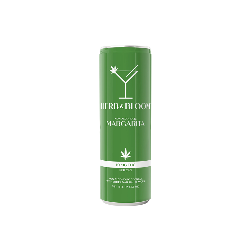 Herb & Bloom 10mg THC Infused Margarita Cocktail