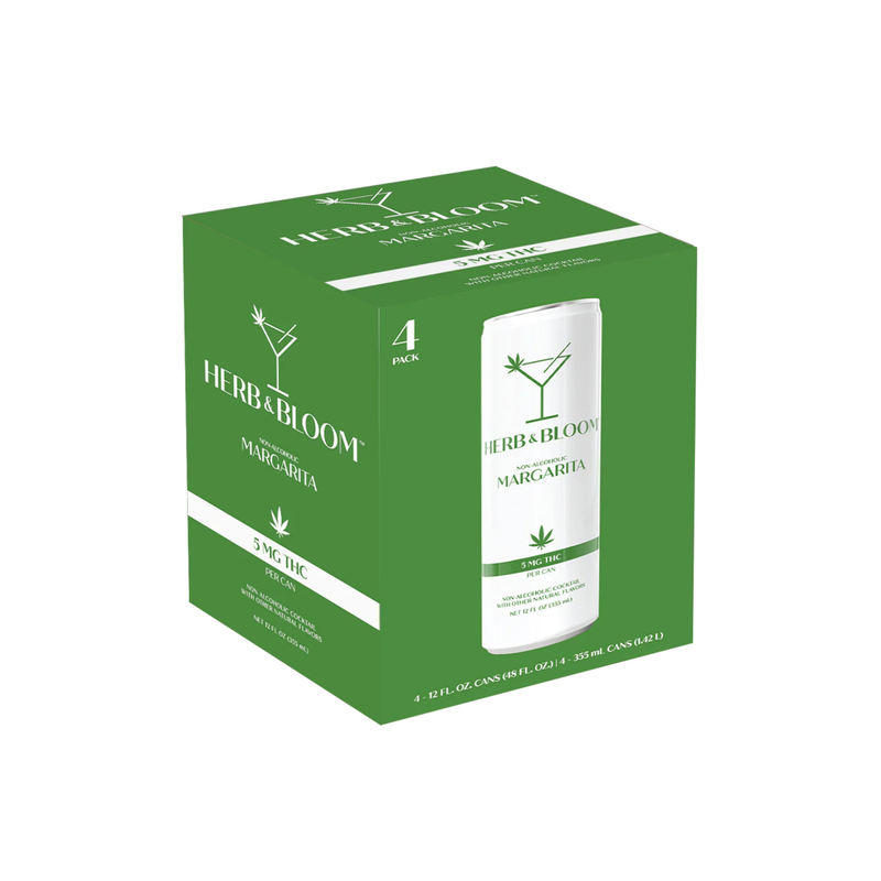 Herb & Bloom 5mg THC Infused Margarita Cocktail