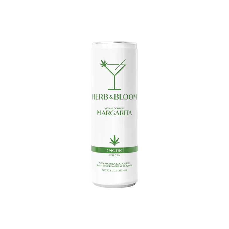 Herb & Bloom 5mg THC Infused Margarita Cocktail