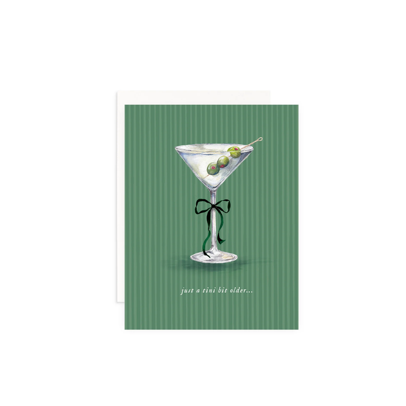 "Just a Tini Bit Older" Birthday Greeting Card