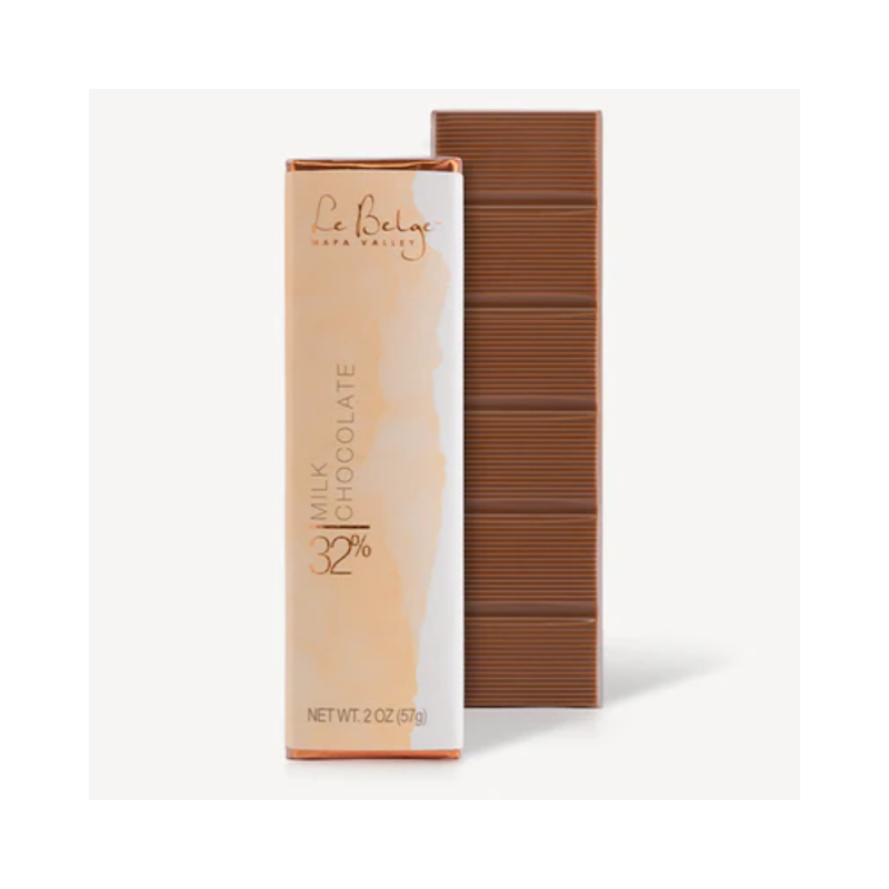 Le Belge Chocolatier 32% Milk Chocolate Bar