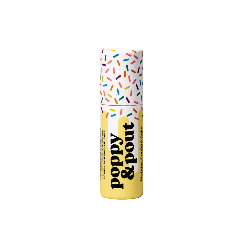 Birthday Confetti Cake Yellow Lip Balm