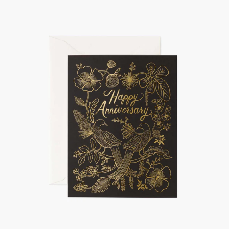 "Love Birds" Anniversary Card