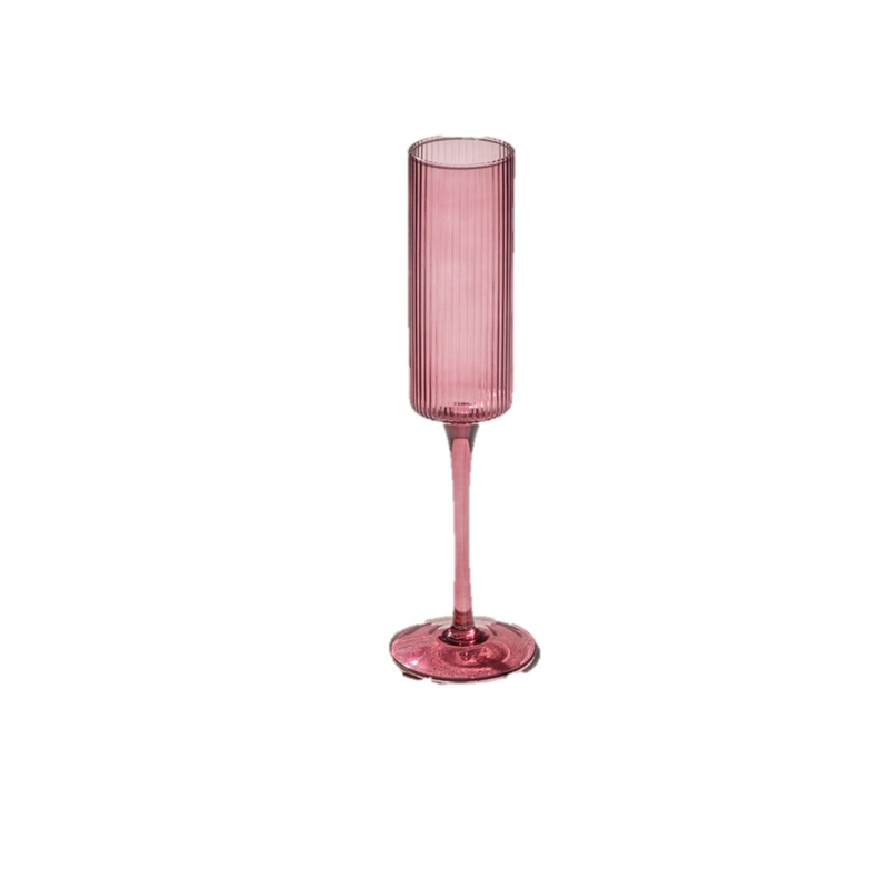 Malibu Ribbed Champagne Glass