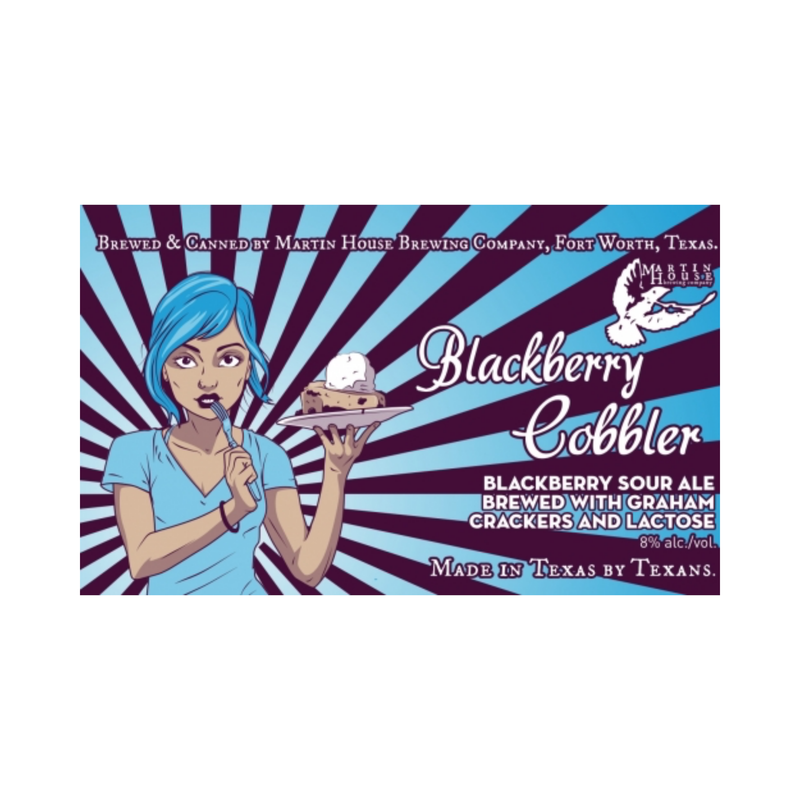 Martin House Blackberry Cobbler Pastry Sour
