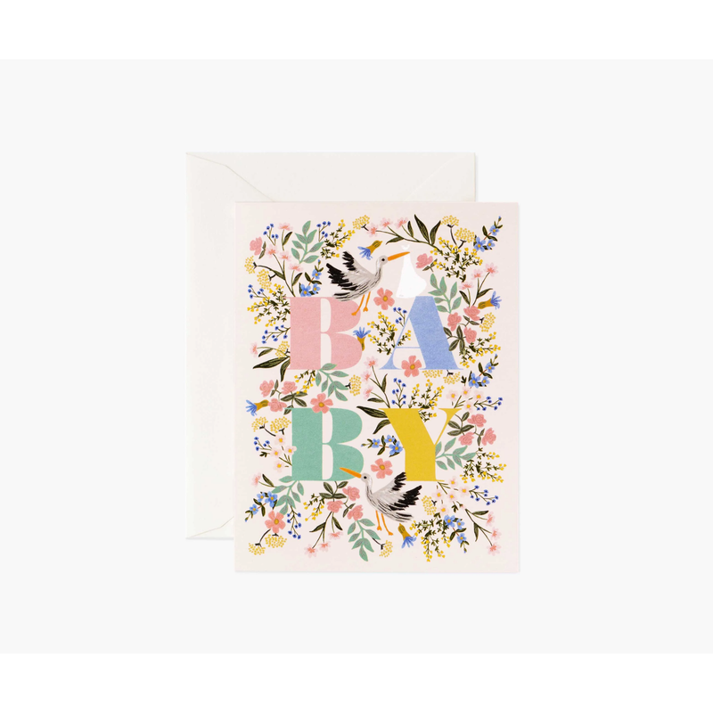"Mayfair" Baby Card
