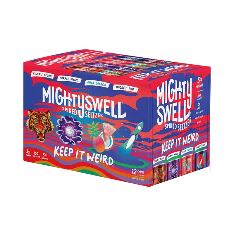 Mighty Swell "Keep It Weird" Hard Seltzer Variety Pack