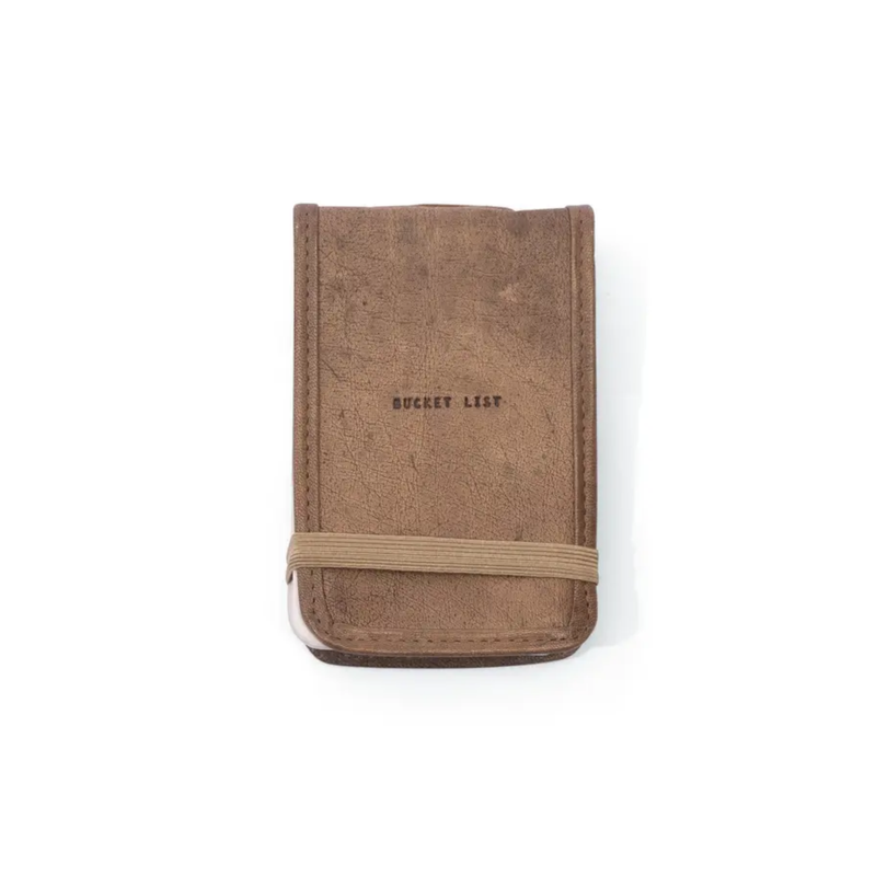 Mini Bucket List Leather Journal