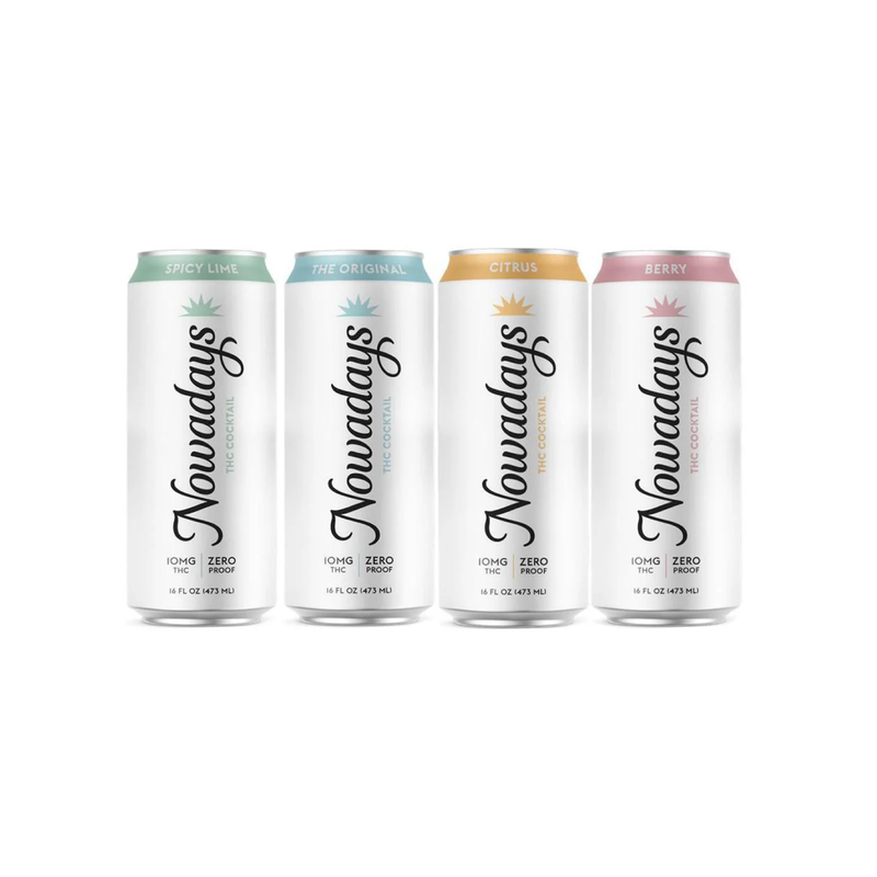 Nowadays 10mg THC Seltzer Variety Pack