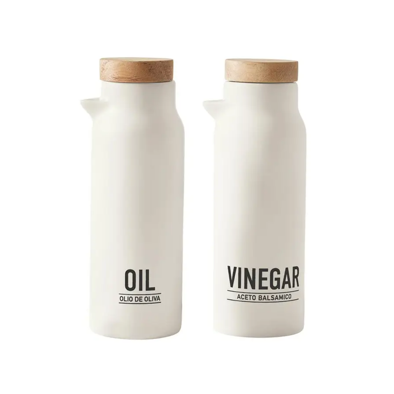 Oil and Vinegar Matte Bottle Set