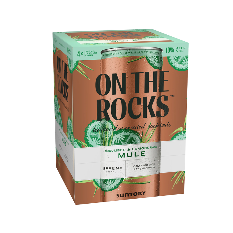 On The Rocks Cucumber & Lemongrass Mule Cocktail