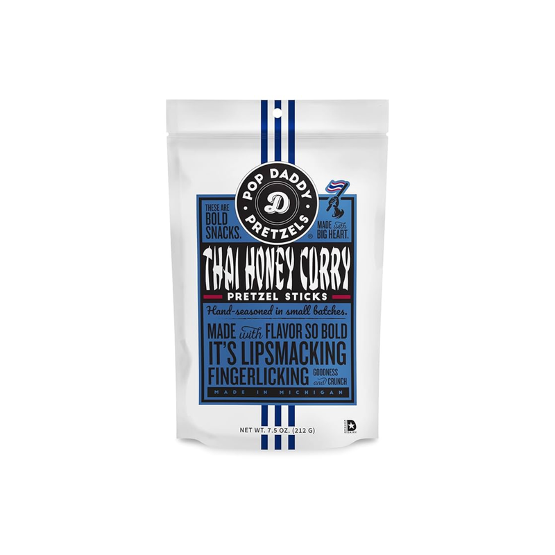 Pop Daddy Thai Honey Curry Seasoned Pretzels