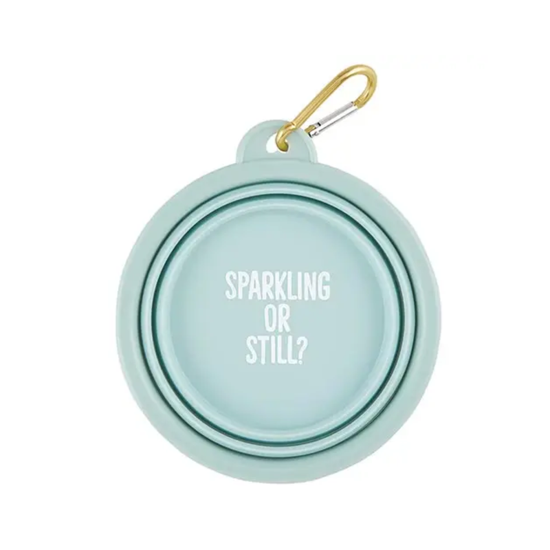 "Sparkling or Still" Collapsible Bowl