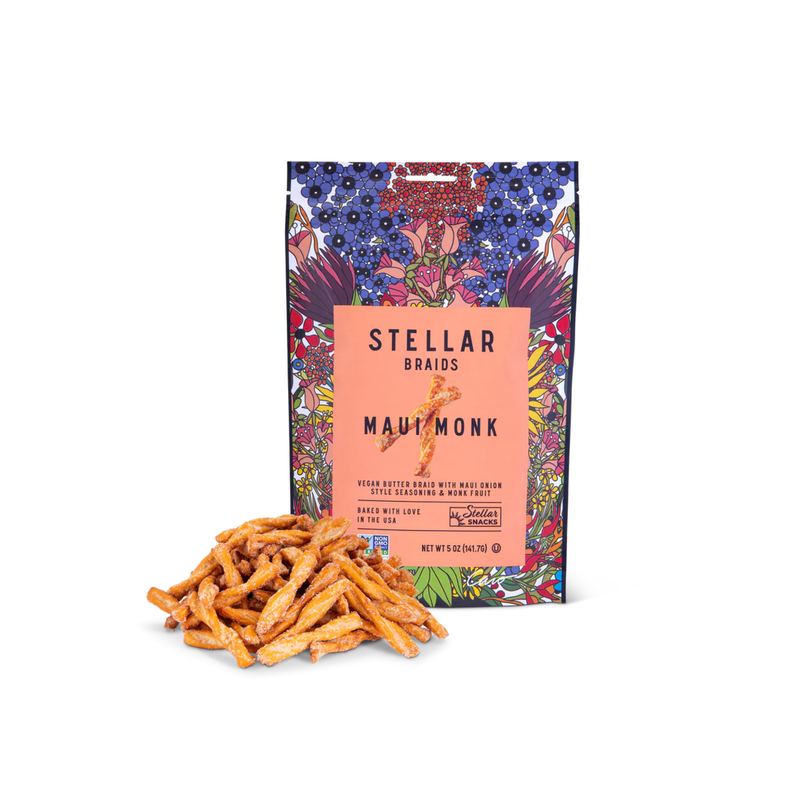 Stellar Snacks Maui Monk Pretzel Braids