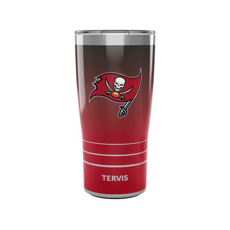 Tampa Bay Buccaneers Ombre V2 Stainless Steel Tumbler