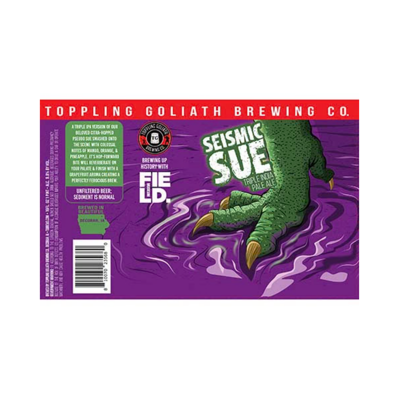 Toppling Goliath Seismic Sue TIPA