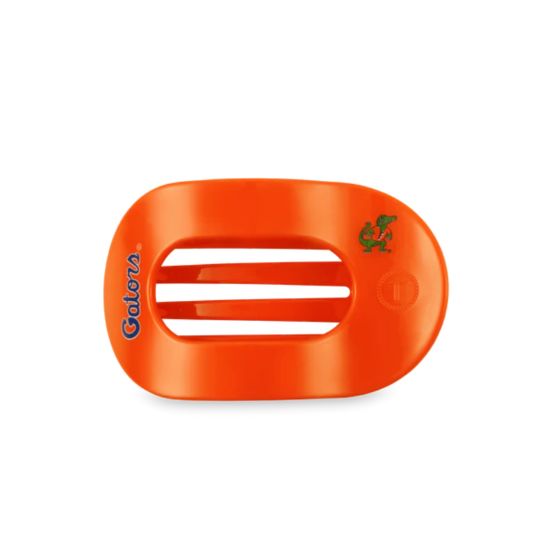 UF "Go Gators!" Flat Round Hair Clip