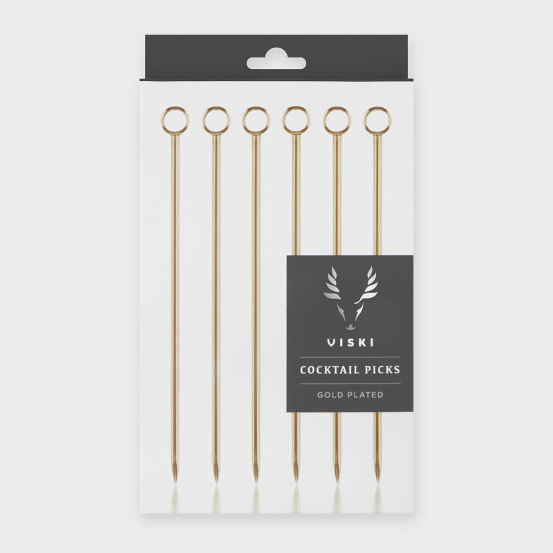 Gold Plated Cocktail Picks