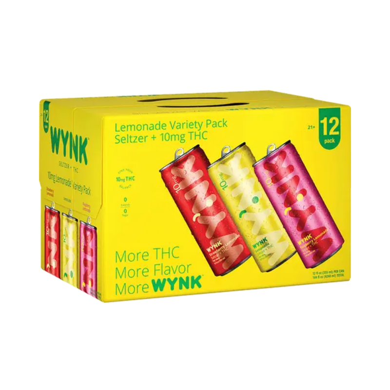 WYNK 10mg THC Lemonade Seltzer Variety Pack