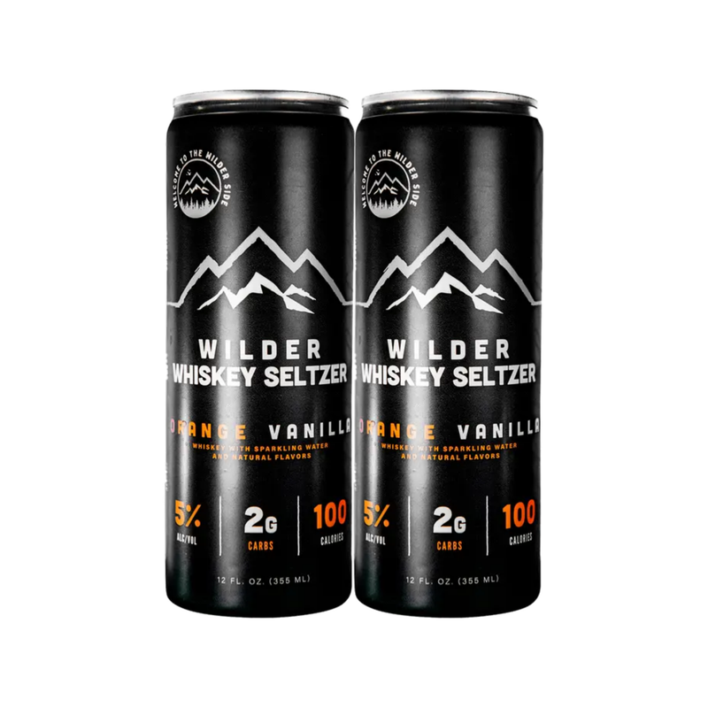 Wilder Orange Vanilla Whiskey Seltzer