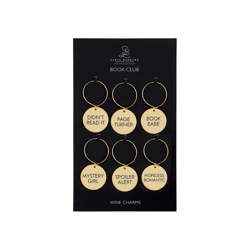 Wine Charm Set - Book Club