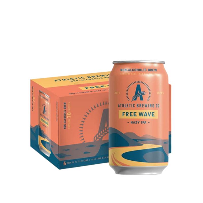 Athletic Brewing Free Wave Hazy IPA (Non-Alcoholic)