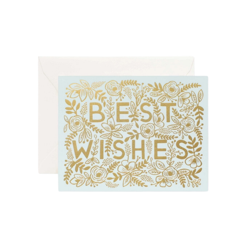 "Best Wishes" Card